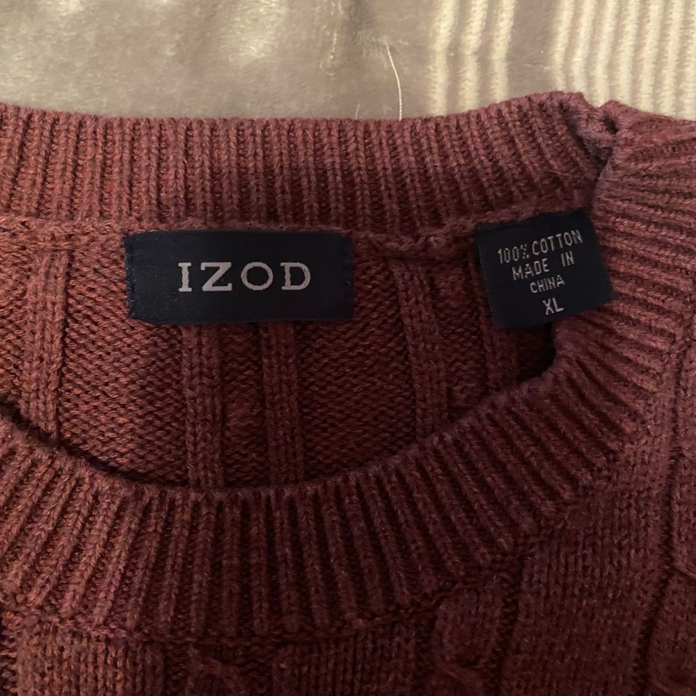 Extra Large IZOD Ribbed Sweater - Picture 2 of 3